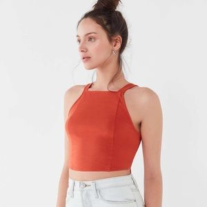 Urban Outfitters Brigette Tie-back Cropped Top